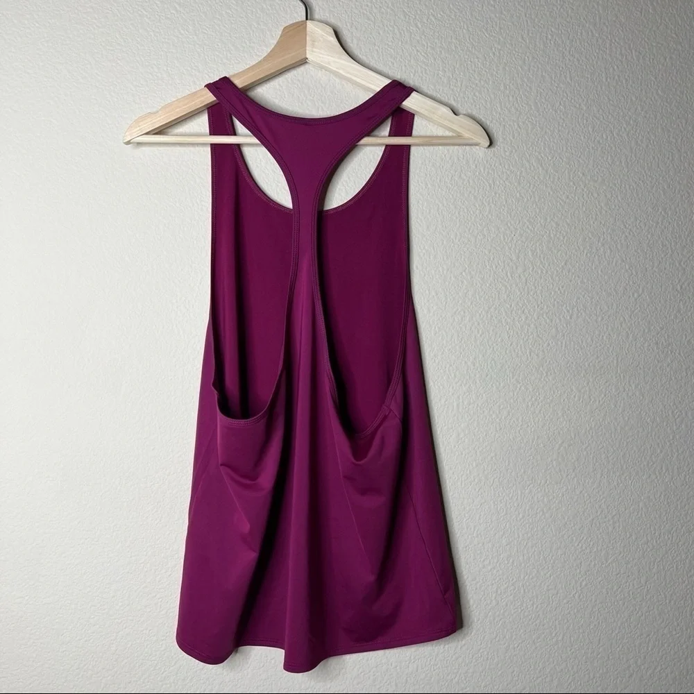 Fabletics Tank Top Burgundy Small